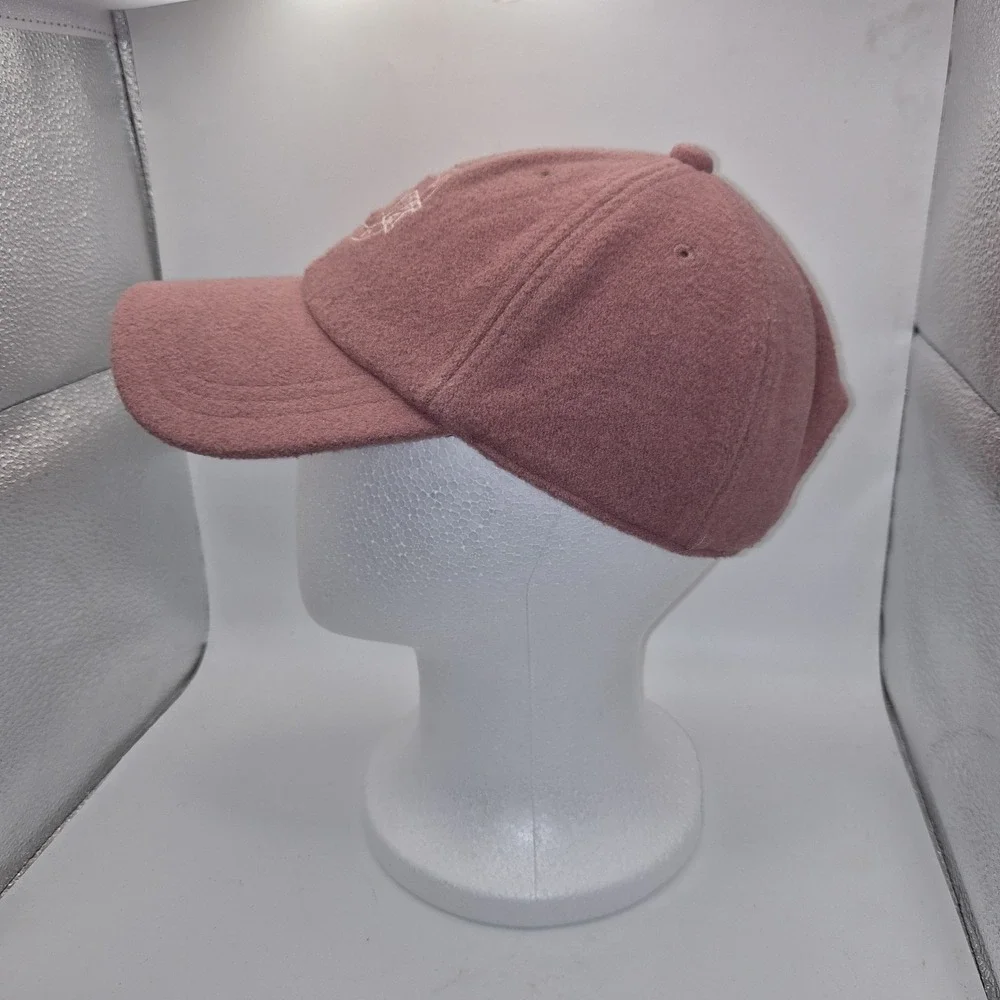 Victoria's Secret PINK Love Pink Wool Blend Baseball Cap Dusty Rose One Size